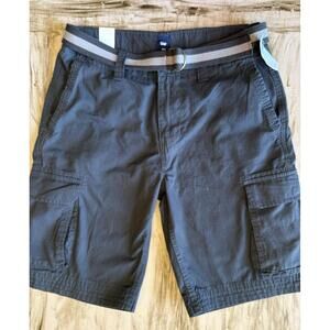 Gap NWT Men’s Belted Cargo Shorts Size 32W 11.5 Inseam